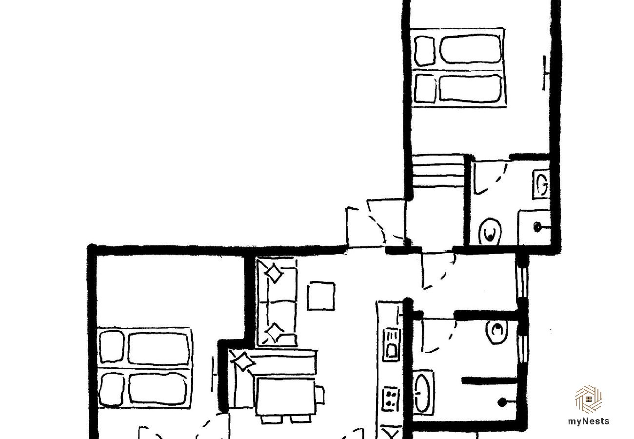 Apartment in Haus im Ennstal - Gästehaus Erika - Blumen&Wiese