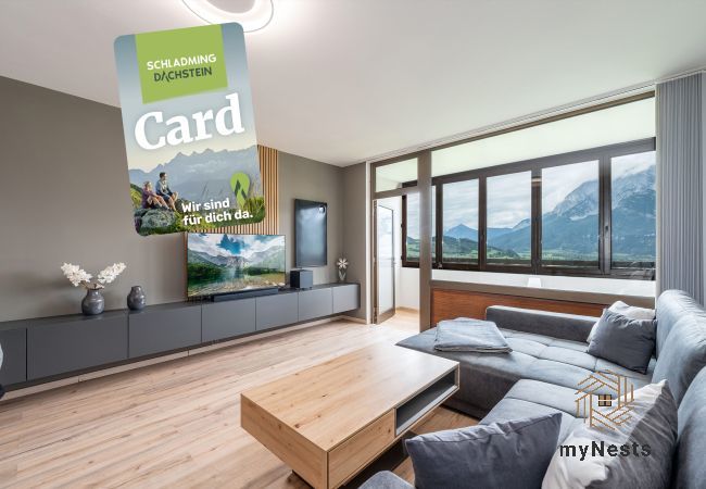Ferienwohnung in Aigen im Ennstal - The View - Grimming Panorama