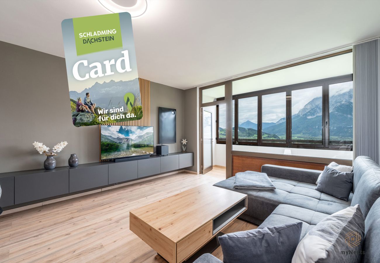 Ferienwohnung in Aigen im Ennstal - The View - Grimming Panorama