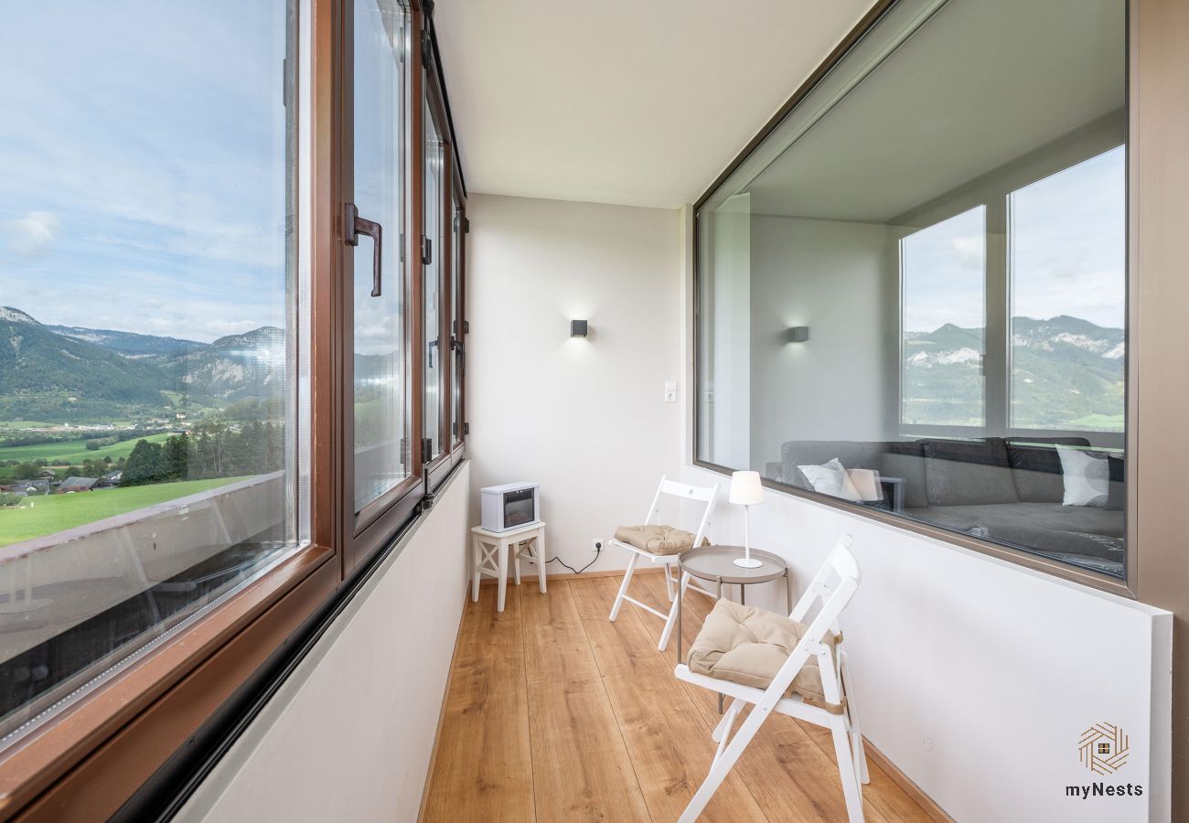 Ferienwohnung in Aigen im Ennstal - The View - Grimming Panorama