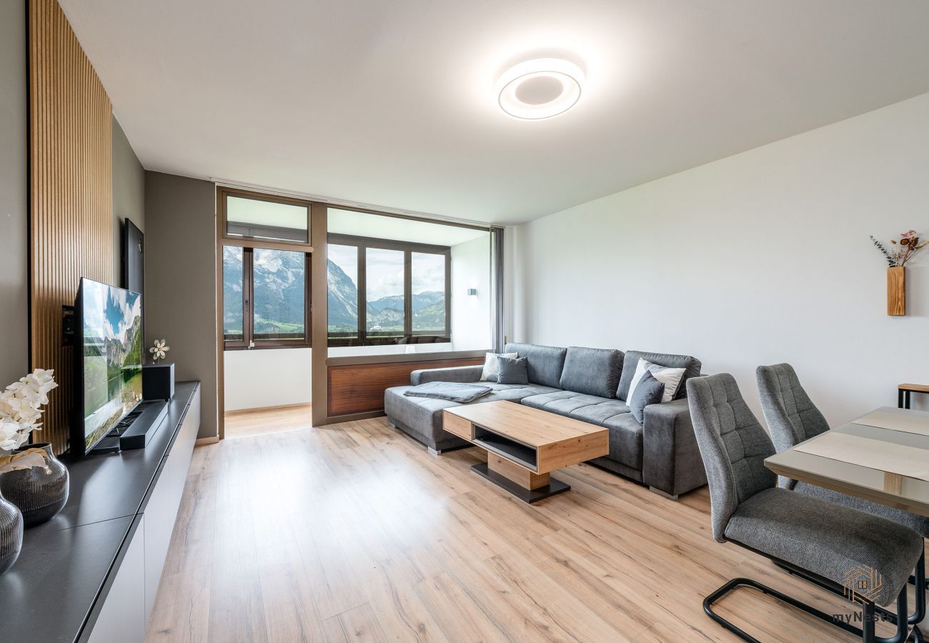 Ferienwohnung in Aigen im Ennstal - The View - Grimming Panorama